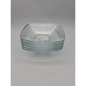 Bormioli Rocco Eclissi Clear Square Bowls Set of 6